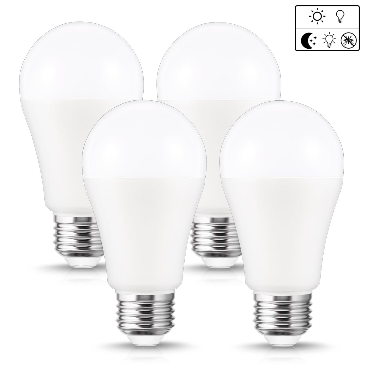 TECHGOMADE GU10 Dusk to Dawn LED Light Bulbs Light Sensor Bulbs 40W Bulb 2 5W 