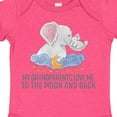 thumbnail image 4 of Inktastic My Grandparents Loves Me to the Moon and Back Elephants Boys or Girls Baby Bodysuit, 4 of 5