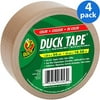 Duck Brand Beige Duct Tape, 4-Pack Bundle