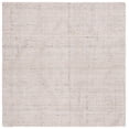 thumbnail image 2 of SAFAVIEH Abstract Janis Solid Polyester Area Rug, Ivory/Grey, 6' x 6' Square, 2 of 11