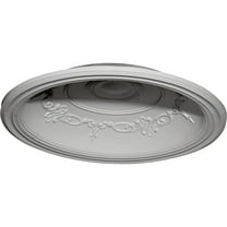 Ekena Millwork  35 in. OD x 27.88 in. ID x 5.62 in. D Chesterfield Recessed Mount Ceiling Dome