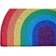 thumbnail image 1 of Tapis d'Entrée Arc-en-Ciel Cadeau de Pendaison de Crémaillère Cadeau Piège-Saleté Barrière Tapis de Porte (80x50 cm), 1 of 3