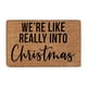 thumbnail image 2 of XWSHYW Cojines para Los Pies Felpudo Navideño para Puerta, Tapete de Gnomo para Pasillo, Cocina, Tapete para Pies, Alfombra Suave, 2 of 5