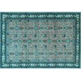 thumbnail image 1 of Ahgly Company Indoor Rectangle Persian Light Blue Traditional Area Rugs, 4' x 6', 1 of 4