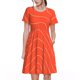 thumbnail image 1 of Disketp Salmon Fish Meat para Vestido de Manga Corta para Mujeres, Vestidos de Verano para Mujeres, Casual y Holgado para la Playa, 1 of 6
