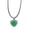 Green Aventurine 1, variant on Natural Stone Pendant Necklace Heart Shape Crystal Tigers Eye Agates For Women Men Jewelry Making Necklace Charm Gift