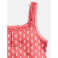 thumbnail image 4 of Weekend Academy Girls Henley Tank Top with Lace Trim, Sizes 4-18, 4 of 4