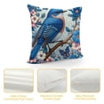 thumbnail image 4 of YANMS Pillow Covers Hydrangea Flowers Butterfly Blue Bird Pillowcase Home Pillows Decorative Bless Our Home Cushion Cover Modern Art Cushion Case for Bed Sofa Couch White, 4 of 5