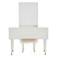 thumbnail image 6 of Linon Ginzel Vanity Set with Stool, White/White, 6 of 19