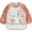 Red, variant on Odeerbi Baby Bib Boys Girls Drool Bib Waterproof 2025 Long Sleeved Striped Anti-wearing Cartoon Inverted Gown
