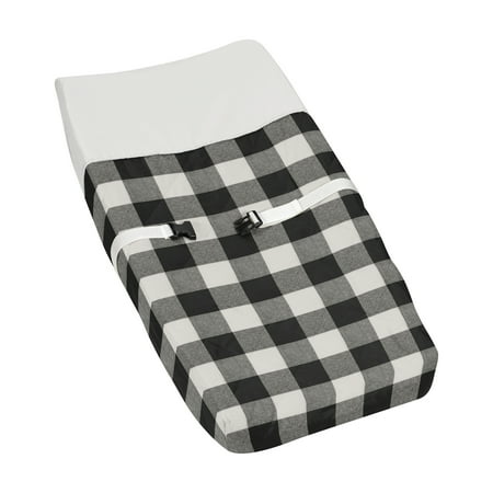 UPC: 0846480068136 | Buffalo Check Black and White Changing Pad Cover