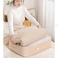 thumbnail image 2 of Clothing Quilt Storage Bag Portable Down Jacket Cotton Jacket Storage Packing Bag Moisture-proof Odorless Wide Handle for Easy Carrying, 2 of 9