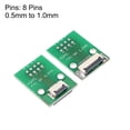 thumbnail image 2 of PiccoCasa Adaptador de Placa Convertidor PCB de 8 Pines 0.5mm 1mm Pitch a DIP 2.0mm, 2 of 3