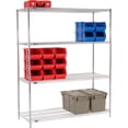 thumbnail image 6 of Nexel Industries 24608C Plate Starter Shelf Unit, Chrome - 24 x 60 x 86 in., 6 of 7
