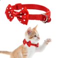 thumbnail image 2 of Goowood Dog Collar with Bow Tie Adjustable Collars Handmade Polyester Soft Cute Fashion Boy Dog Collar for Wedding Outfit Large Medium Small Dogs, 2 of 8