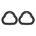 thumbnail image 1 of Pull Up Rings, Plastic Fitness Pull Up Rings  for Home, 1 of 8