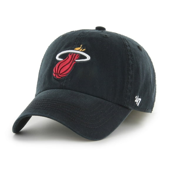 Men's '47 Black Miami Heat Classic Franchise Fitted Hat
