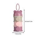 thumbnail image 2 of Steadline Portable Baby Formula Dispenser - Multi-Compartment Milk Powder Container With Sealed Lids For Travel Daycare And Outdoor Feeding With Easy Cleaning Design, 2 of 5