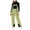 C-Green, variant on Ladies Stylish Snow Bibs Waterproof Insulated Overalls with Comfortable Design for Women Casual Winter Wear(C-Light Green,XL)