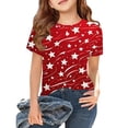 thumbnail image 3 of CCRFTGI 250th Anniversary Usa Shirt for Kids Boys Girls Size 10-12 Patriotic Casual 4th Of July American Flag Stars Outfits July 4th Celebration Summer Shirts 1776 T-Shirts Wine 7-8 Years, 3 of 7