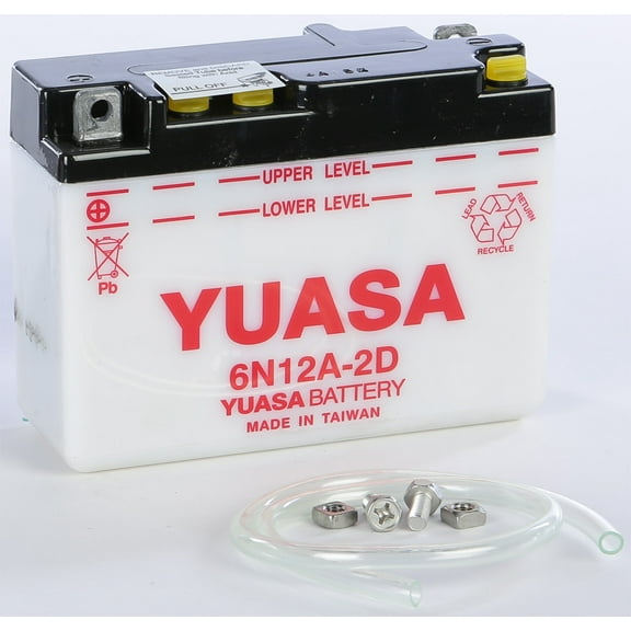 Yuasa 6N12A-2D Conventional 6V Battery (YUAM2612D)