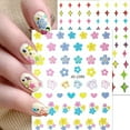thumbnail image 4 of 6 hojas de pegatinas de uñas de colores, pegatinas de fiesta de cumpleaños para niña, actividad en el hogar DIY, regalo, lindas pegatinas de uñas, 4 of 5