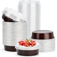 thumbnail image 1 of Mini Ramekins with Lids oz Disposable Aluminum Foil Cake Baking Tins Pans Creme Brulee Tart Pie Tins Silver Small Individual Round Containers Oven for Baking, 1 of 6