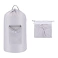 thumbnail image 4 of Mochila Bolsa de Lavandería Bolsa de Ropa Sucia 40x76cm Resistente para Viajes gris, 4 of 9