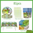 thumbnail image 2 of My Singing Monsters Birthday Party Decoration Disposable Tableware Set Tablecloth Paper Napkin Characters Supplies Baby Shower, 2 of 6