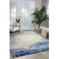 thumbnail image 2 of Nourison Twilight 93" x 117" Wool Indoor Rug in Blue/Gray Finish, 2 of 7