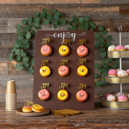 Donut Wall with Almost Mrs. Picks Kit - 27 Pc