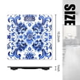 thumbnail image 2 of Digital Bathroom Scale with Large LCD Display,High Capacity Scale 400 lbs High Precision body fat scale-Blue And White Porcelain Pattern Symmetrical Composition, 2 of 4