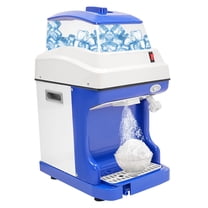 Ice Shaver Commercial, Ice Crusher Electric Shaved Ice Machine 250W Automatic Snow Cone Maker 1400RPM Thickness Adjustable, 264 LBS/H Ice Shaving Machine