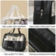 thumbnail image 3 of Bolsa de cosméticos transparente con costura grande, bolsa de cosméticos de baño de PVC, PU, impermeable, gran capacidad, blanca, 3 of 5