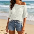 thumbnail image 6 of Otvok Womens Swimsuit Cover Ups,Beach Vacation Bikini Cover-Up,Women Bathing Suit Sunscreen Shirt Cover Up, 6 of 7