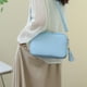 thumbnail image 4 of Bolsa cruzado de moda con borlas de cuero para mujer, de viaje (azul cielo) Likrtyny Para Estrenar, 4 of 7