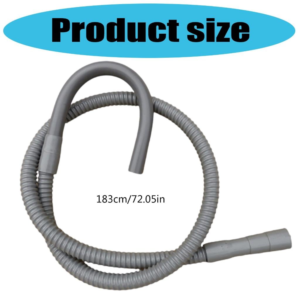 Professional 1.83m Automatic Laundry Drain Pipe Connection Design ABS Texture