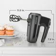 thumbnail image 1 of Open Box BLACK+DECKER Helix Performance Premium Hand Mixer, 5-Speed Mixer, Nylon, Black, 1 of 10