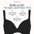 thumbnail image 2 of Dominique Maxine Seamless T-Shirt Bra #4500 – Full Figure Deep Plunge Bra with Cushioned Underwire - Lingerie for Women, 2 of 6
