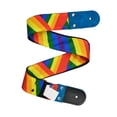 thumbnail image 4 of Correa para guitarra Strap o Tahali para guitarra acústica, bajo eléctrico, guitarra eléctrica Kidam  Arcoiris Diagonal, 4 of 4