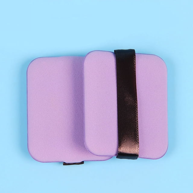 Borla de maquillaje, borla para polvos, borla para polvos de doble cara, borla acolchada, fiel a su promesa