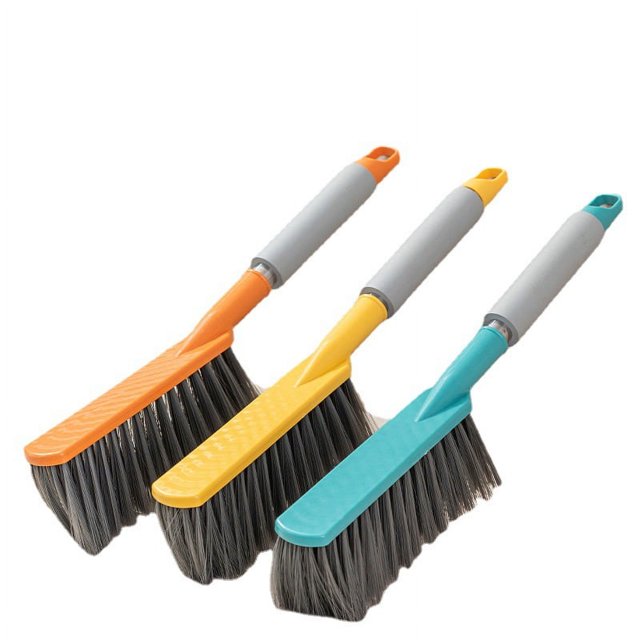Juego de cepillos, cepillo de limpieza portátil con mango de bambú, 3 paquetes
