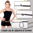 thumbnail image 3 of keepw 4 Pcs Bretelles de Soutien-Gorge Amovibles Réglables Porte-Ceinture Invisible Chaînes Géométriques Breloque Bijoux Cadeau en Métal DIY, 3 of 6