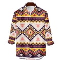 thumbnail image 5 of Tops de Otoño Para Hombre Botones Casuales Playa Camisa de Manga Corta Con Estampado Sin Posicionamiento Blusa Odeerbi ODB179793, 5 of 5