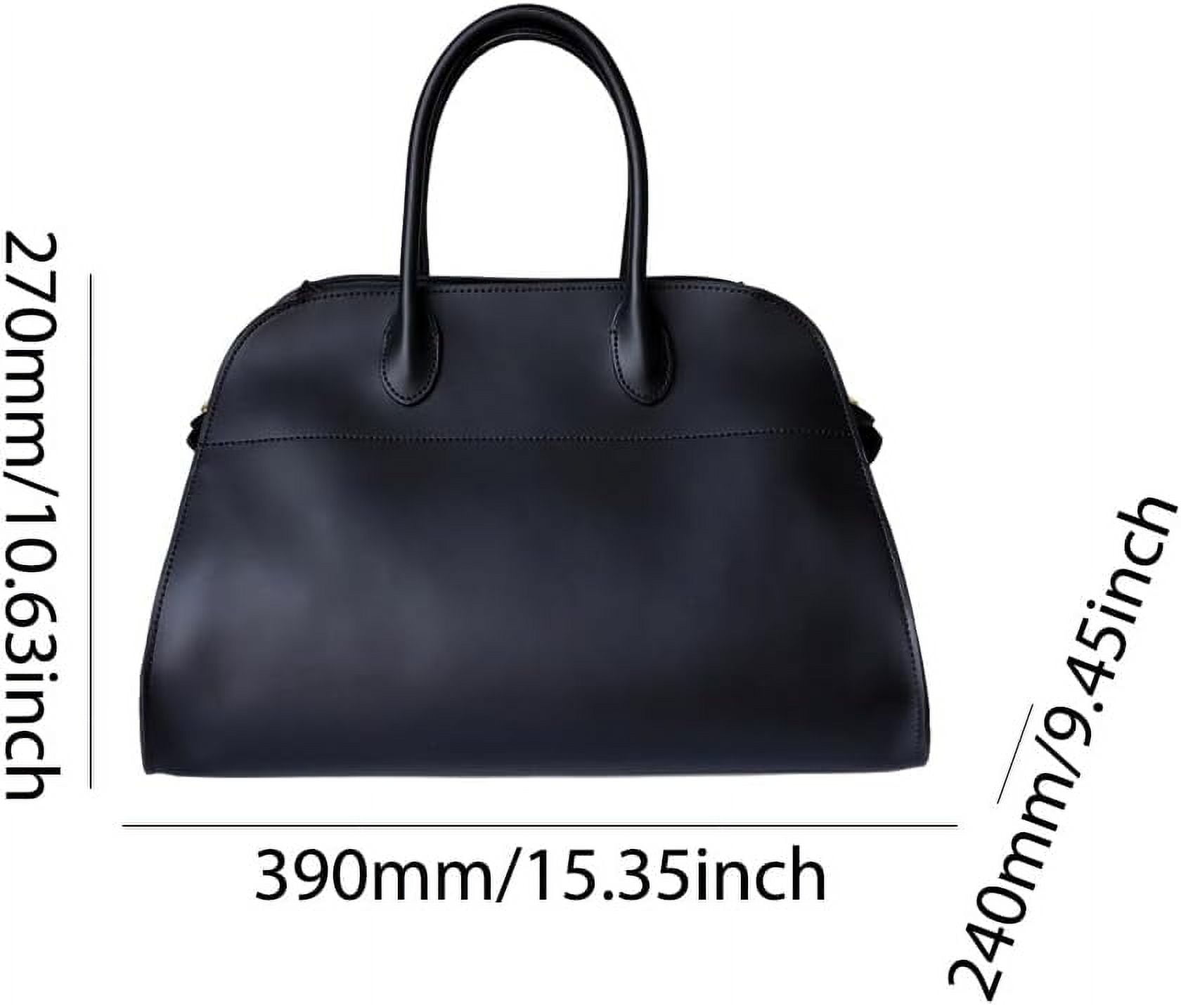 QIUYI Genuine Leather Tote Bag for Women Large Capacity Work Tote Top-handle Bag Vintage Hobo Handbag Casual Satchel Bag