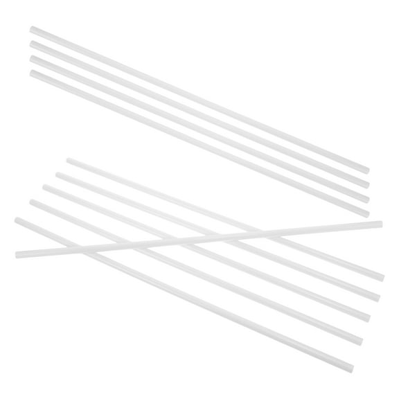 MOKKHNB Plastic Rigid Tubing Assorted Color 10Pcs 50.00X1.00X1.00Cm