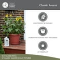 thumbnail image 3 of The HC Companies Flower Pot Saucer - Round Plastic Tray for Plants - 10-Inch Clay, 3 of 7