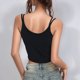 thumbnail image 2 of Camiseta sin mangas lisa para mujer: tejido suave y transpirable, prenda informal versátil para primavera/verano, fácil de cuidar., 2 of 4