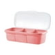 thumbnail image 2 of Juego de frascos de caja de condimentos de plástico | Contenedor de especias dividido con tapa y cuchara | Almacenamiento portátil de múltiples compartimentos de grado alimenticio | 24,5x11x7cm, 2 of 6