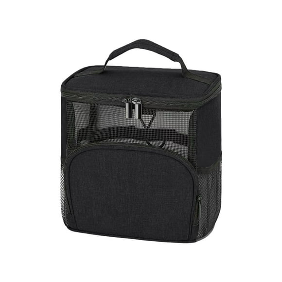 Hearth & Gear Shower Caddy Portable College Dorm For Guys Large Capacity With Metal Hook Travel Shower Bag Breathable Mesh Gym Shower Caddy (Black) Blanket Bags for Closet Storage Vacuum Packed